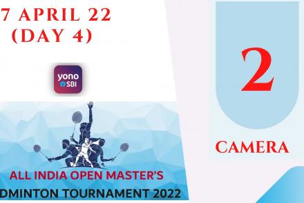 Embedded thumbnail for Camera 2 - ALL INDIA OPEN MASTER’S BADMINTON TOURNAMENT 2022